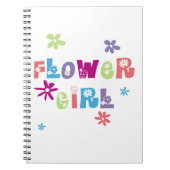 Bloemenmeisje Notitieboek (Voorkant)