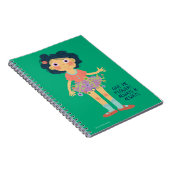 Bloemenmeisje Notitieboek (Rechterzijde)