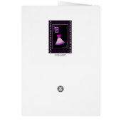 Bloemenmeisje PAARSE dress Flowered Trim (Achterkant)