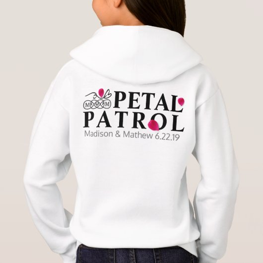 Bloemenmeisje Petal Patrol T Shirt (Achterkant)