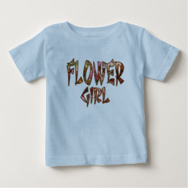 Bloemenmeisje Peuter Ruffle T-shirt Aanpasbaar