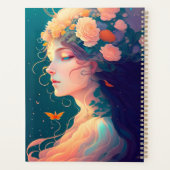 Bloemenmeisje Planner (Achterkant)