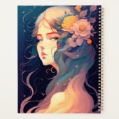Bloemenmeisje Planner (Achterkant)