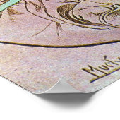 Bloemenmeisje Poster (Hoek)