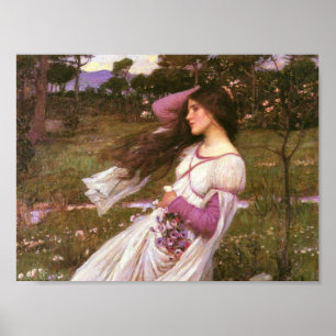 Bloemenmeisje Poster