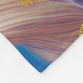 Bloemenmeisje Princess Geïnspireerd door de Oekraï Fleece Deken (Hoek)