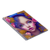 Bloemenmeisje Princess Geïnspireerd door de Oekraï Notitieboek (Rechterzijde)