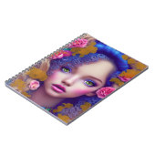 Bloemenmeisje Princess Geïnspireerd door de Oekraï Notitieboek (Linkerzijde)