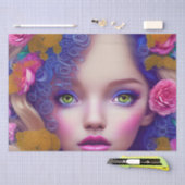 Bloemenmeisje Princess Geïnspireerd door de Oekraï Tissuepapier (Craft)