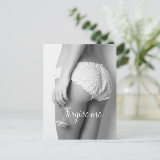 Bloemenmeisje Print Briefkaart (Staand voorkant)