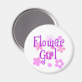 Bloemenmeisje-producten Magneet (Voorkant / Achterkant)