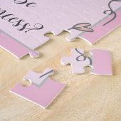 Bloemenmeisje Puzzle Invitation Legpuzzel (Zijkant)