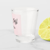 Bloemenmeisje Roze Bruiloftsshow Script Shot Glas (Rechts)