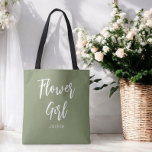 Bloemenmeisje Sage Green Wedding Canvas tas<br><div class="desc">Bloemenmeisje Sage Green Canvas tas for Wedding,  Bridal Party,  Vrijgezellenfeest,  Bachelorette Party. Bekijk meer producten met dit ontwerp in het collectie hieronder.</div>
