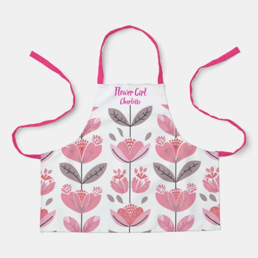 Bloemenmeisje  Scandi Flowers Schort (Voorkant)