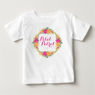 Bloemenmeisje Shirt Petal Patrol shirt Bloemenkran