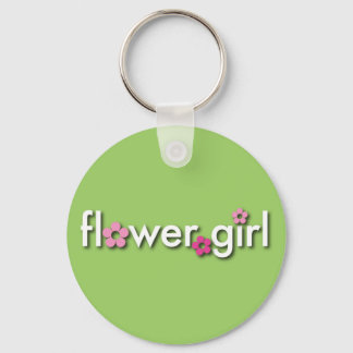 Bloemenmeisje Sleutelhanger
