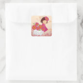 Bloemenmeisje Stickers (Tas)