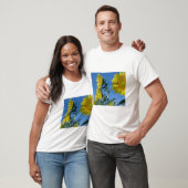 bloemenmeisje t-shirt (Unisex)