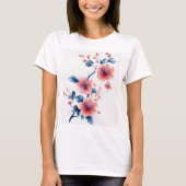 Bloemenmeisje T-shirt (Voorkant)