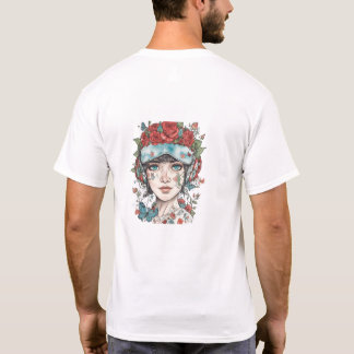 Bloemenmeisje T-shirt