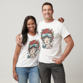Bloemenmeisje T-shirt (Unisex)