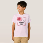 Bloemenmeisje T-shirt (Voorkant volledig)