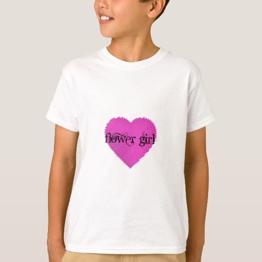 Bloemenmeisje T-shirt (Voorkant)