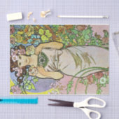 Bloemenmeisje Tissuepapier (Craft)