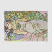 Bloemenmeisje Tissuepapier (Voorkant)