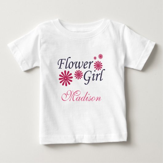Bloemenmeisje Toddler T-shirt (Voorkant)