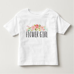 Bloemenmeisje Toddler T-shirt | Bridesmaid