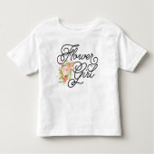 Bloemenmeisje Toddler T-shirt | Bridesmaid (Voorkant)
