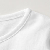 Bloemenmeisje Toddler T-shirt | Bridesmaid (Detail - nek (in wit))