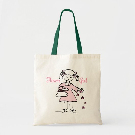 Bloemenmeisje Tote Bag (Voorkant)