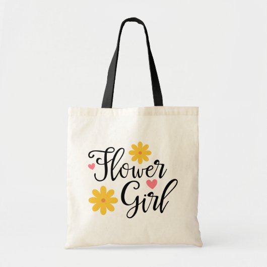Bloemenmeisje Tote Bag (Voorkant)