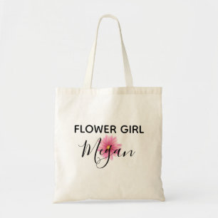 bloemenmeisje tote bag