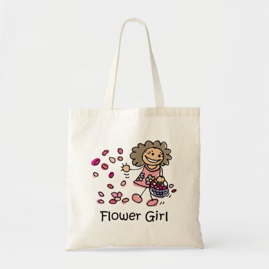 Bloemenmeisje-totebag Tote Bag (Voorkant)