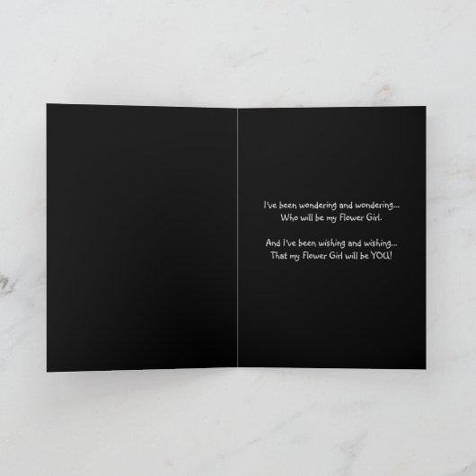 Bloemenmeisje uitnodiging TURQUOISE BLAUWE Jurk (Binnen)