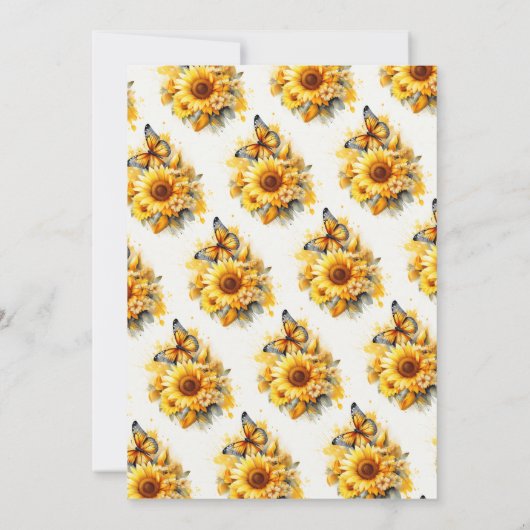 Bloemenmeisje Verjaardag | 3e verjaardag Kaart (Achterkant)