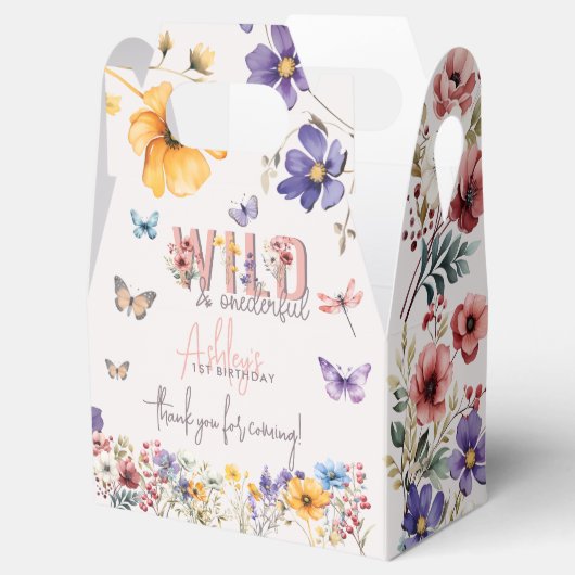 Bloemenmeisje Verjaardag | Wilde & Oeverful Bedankdoosjes (Geopend)