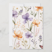 Bloemenmeisje Verjaardag | Wilde & Oeverful Kaart (Achterkant)