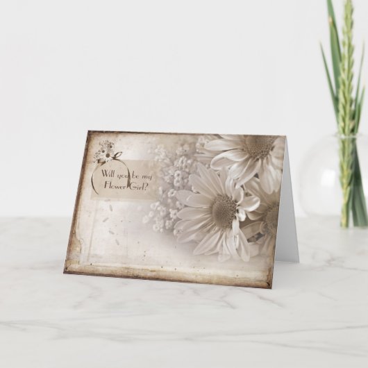 Bloemenmeisje verzoek (Voorkant)