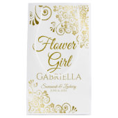 Bloemenmeisje Wedding Gift Bag Small Klein Cadeauzakje (Voorkant)