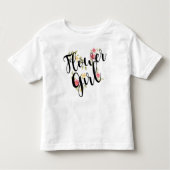 Bloemenmeisje Wedding Kinder Shirts (Voorkant)