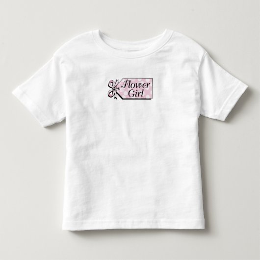 Bloemenmeisje Wedding Kinder Shirts (Voorkant)