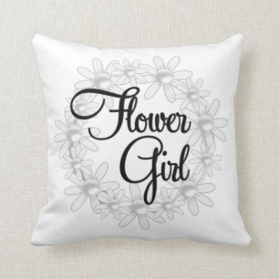 Bloemenmeisje .Wedding Shower Gift MoJo-Kussens Kussen