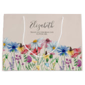 Bloemenmeisje Wildflower Charm Bedankt Groot Cadeauzakje (Voorkant)