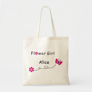 Bloemenmeisje-zakvlinder Tote Bag