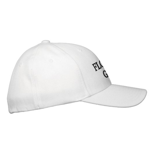 Bloemenmeisje zwarte witte elegant Chic trouwstam Geborduurde Pet (Rechts)